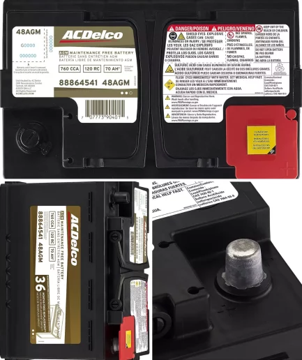 acdelco 48agm truck battery