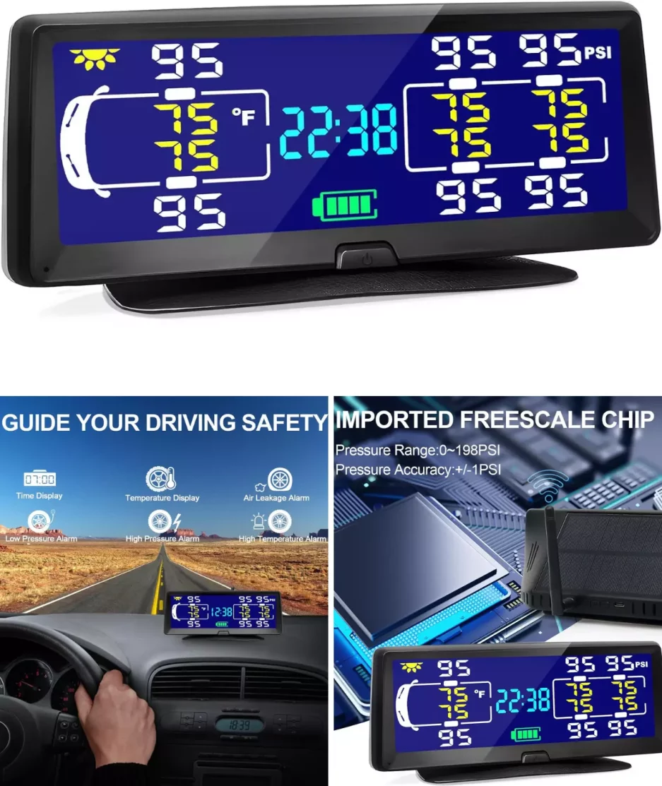 hieha solar tire pressure monitoring system