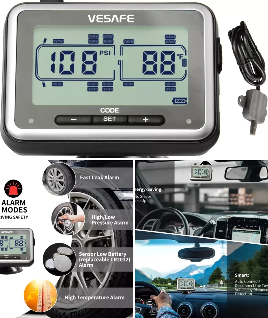 vesafe rv tire pressure monitoring system