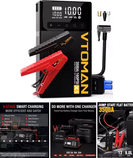 vtoman jump starter x5