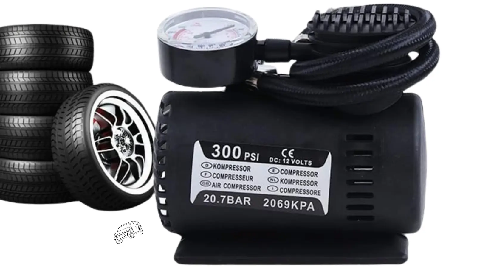 12v compressor tire inflator