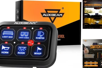 auxbeam gang switch panel