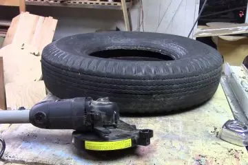 best way to cut tires in half