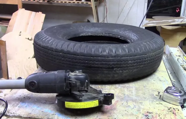 best way to cut tires in half