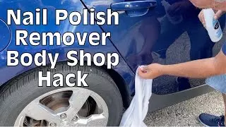 will nail polish remover damage car paint