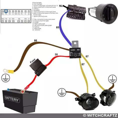 Fog Light Switch Wiring Diagram